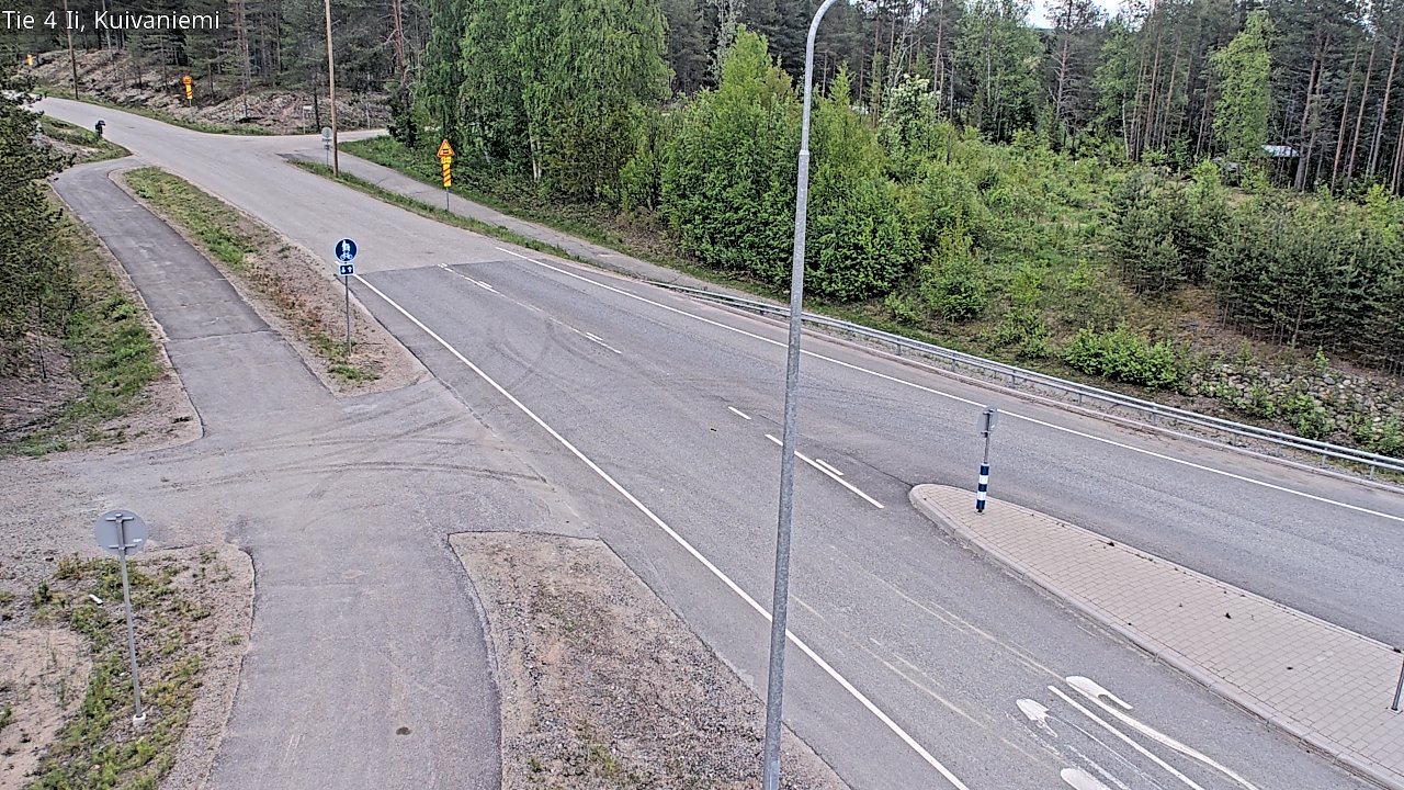 Weather Camera Image Väg 4 Ii, Kuivaniemi, Ii, Pohjois-Pohjanmaa