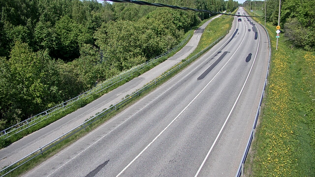 Weather Camera Image Road 4 Liminka, Alatemmes, Liminka, Pohjois-Pohjanmaa
