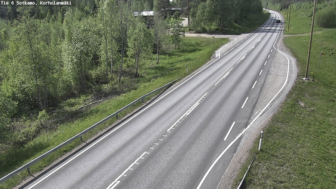 Weather Camera Image Road 6 Sotkamo, Korholanmäki, Sotkamo, Kainuu