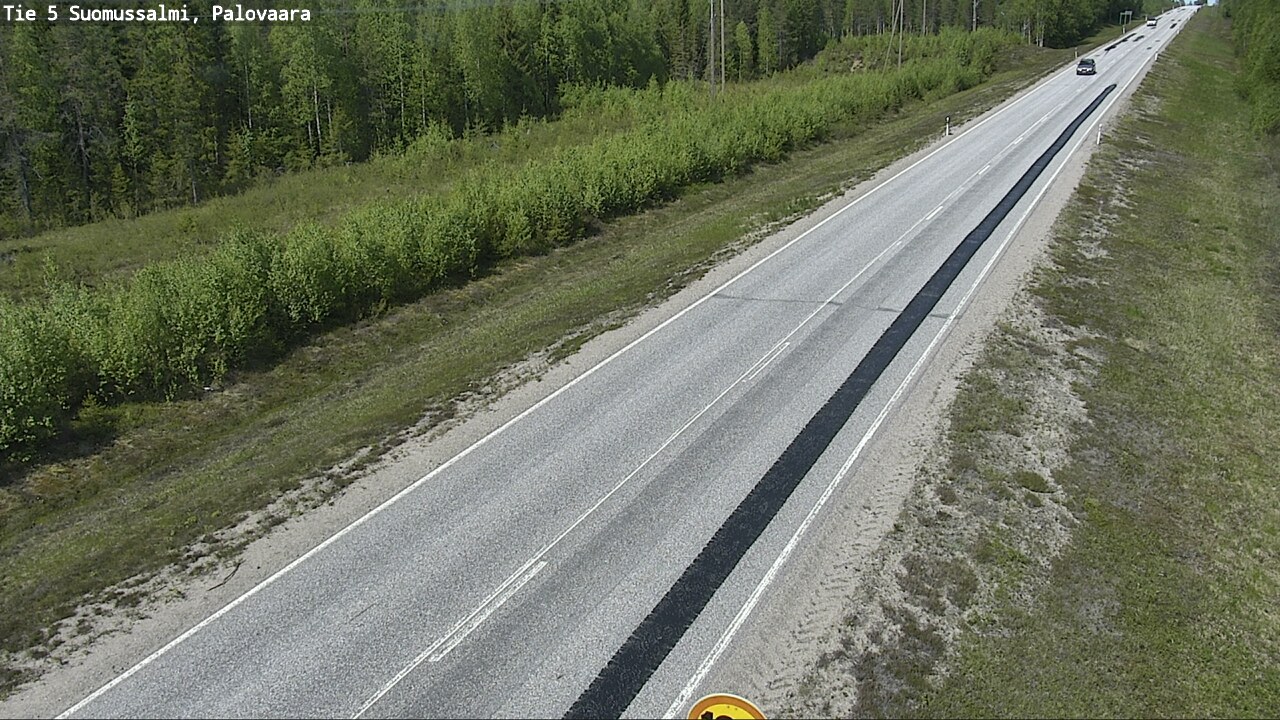 Weather Camera Image Road 5 Suomussalmi, Palovaara, Suomussalmi, Kainuu
