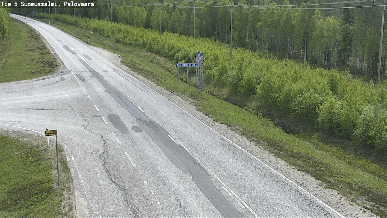 Kelikamerat Kuva Tie 5 Suomussalmi, Palovaara, Suomussalmi, Kainuu