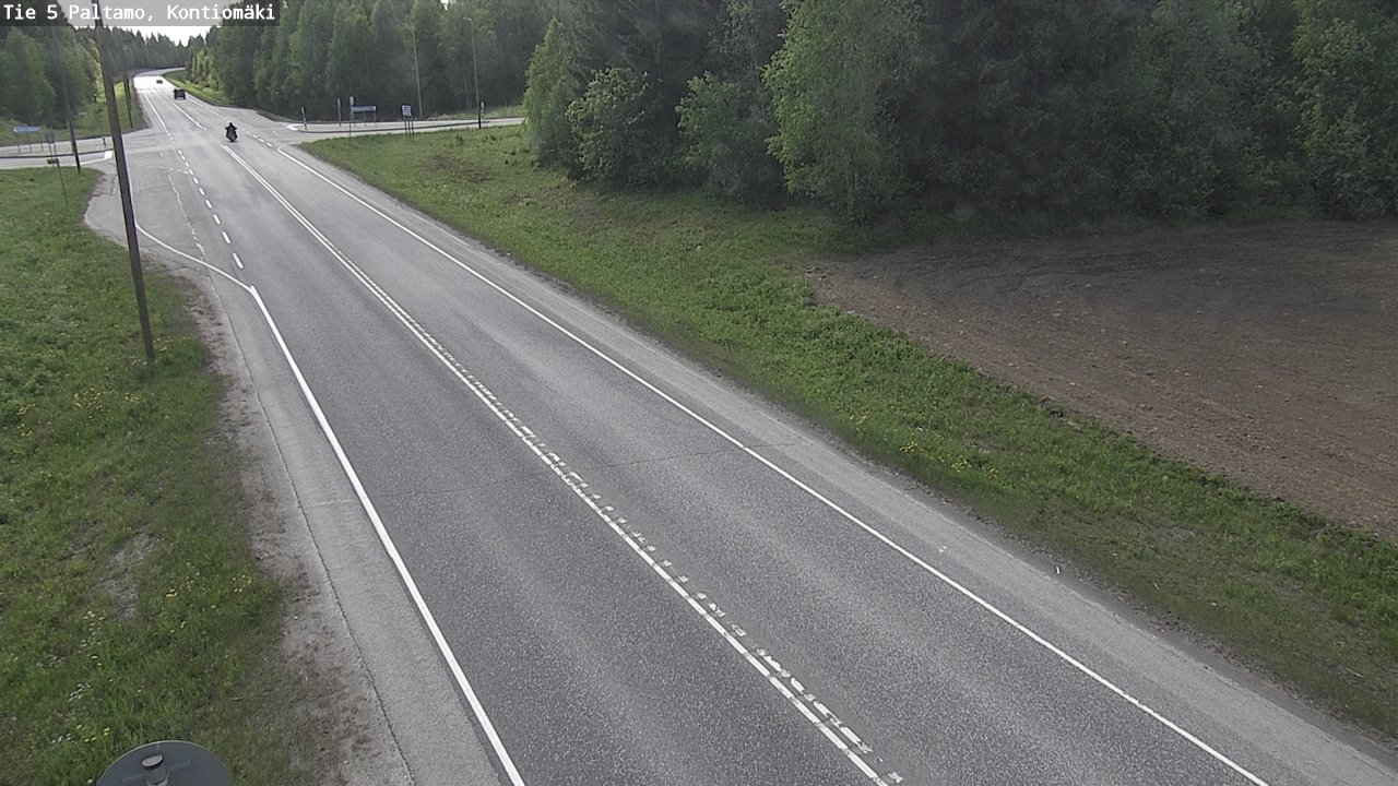 Weather Camera Image Väg 5 Paltamo, Kontiomäki, Paltamo, Kainuu