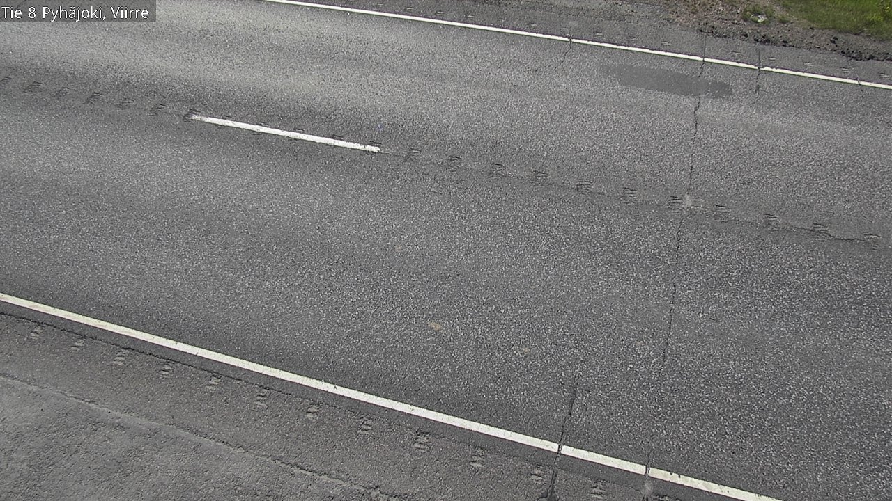 Weather Camera Image Road 8 Pyhäjoki, Viirre, Pyhäjoki, Pohjois-Pohjanmaa