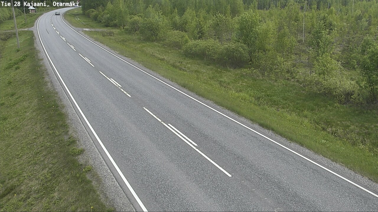 Weather Camera Image Väg 28 Kajana, Otanmäki, Kajaani, Kainuu