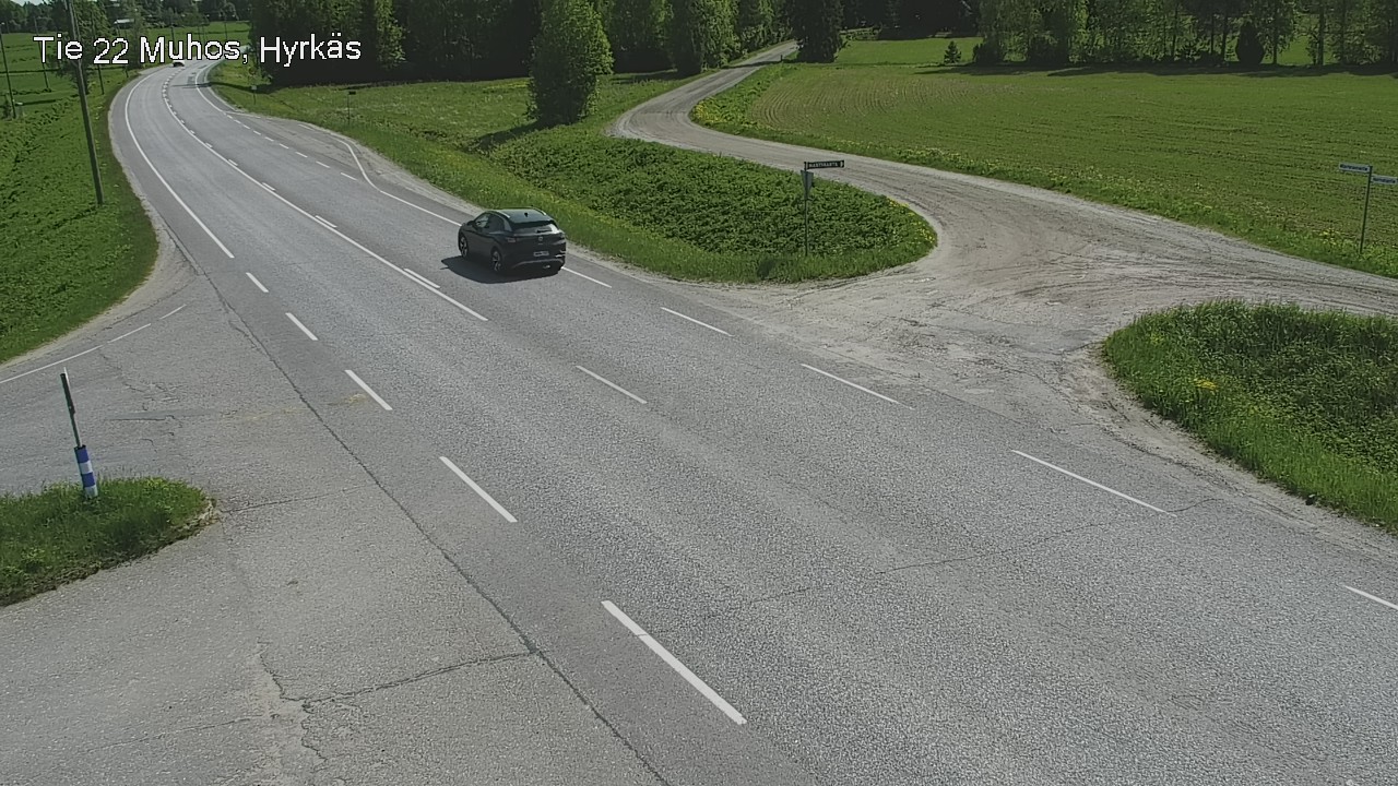 Kelikamerat Kuva Tie 22 Muhos, Hyrkäs, Muhos, Pohjois-Pohjanmaa