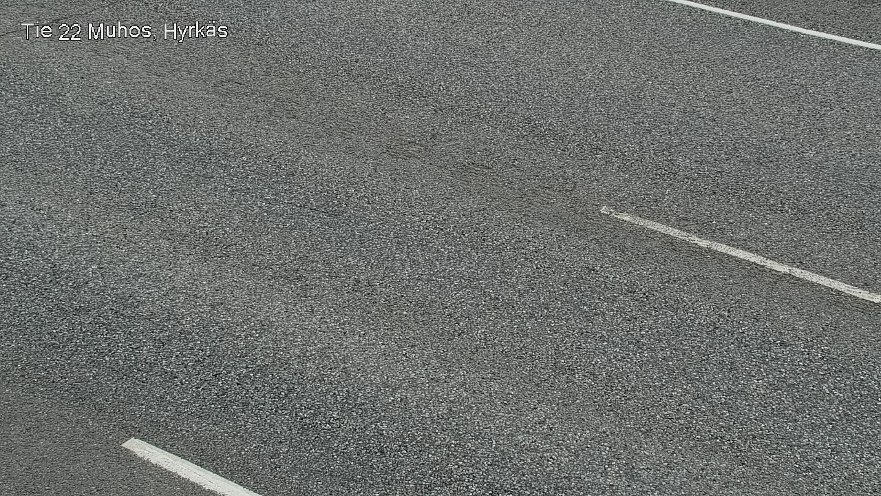 Weather Camera Image Väg 22 Muhos, Hyrkäs, Muhos, Pohjois-Pohjanmaa