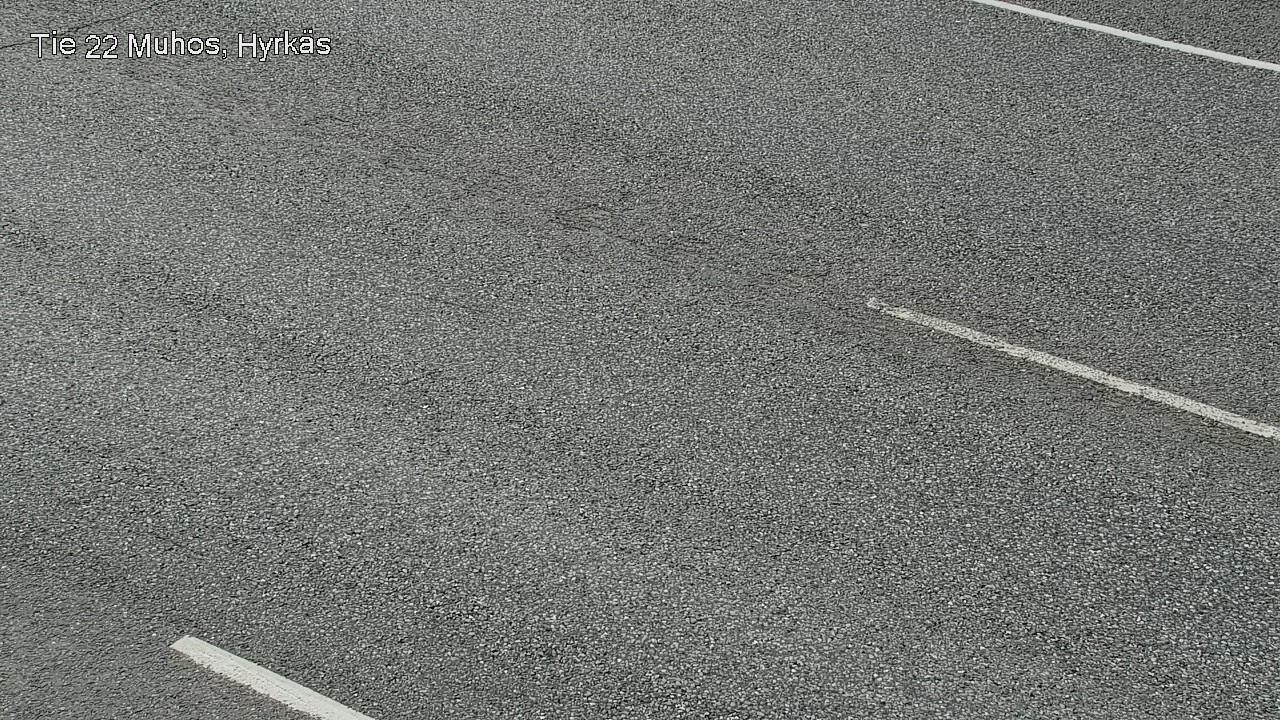 Weather Camera Image Road 22 Muhos, Hyrkäs, Muhos, Pohjois-Pohjanmaa
