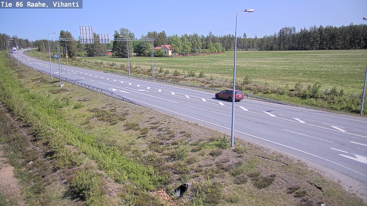 Kelikamerat Kuva Tie 86 Raahe, Vihanti, Raahe, Pohjois-Pohjanmaa