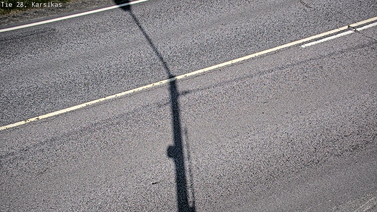 Weather Camera Image Väg 28 Haapavesi, Karsikas, Haapavesi, Pohjois-Pohjanmaa