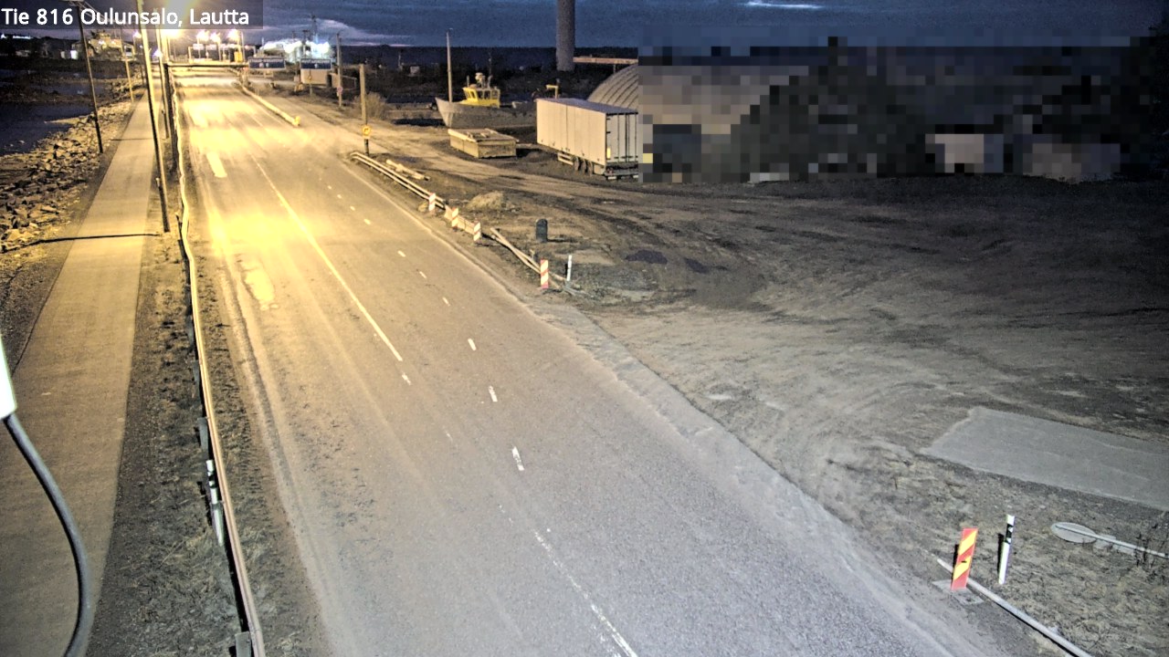 Weather Camera Image Väg 816 Uleåsalo, Oulu, Pohjois-Pohjanmaa