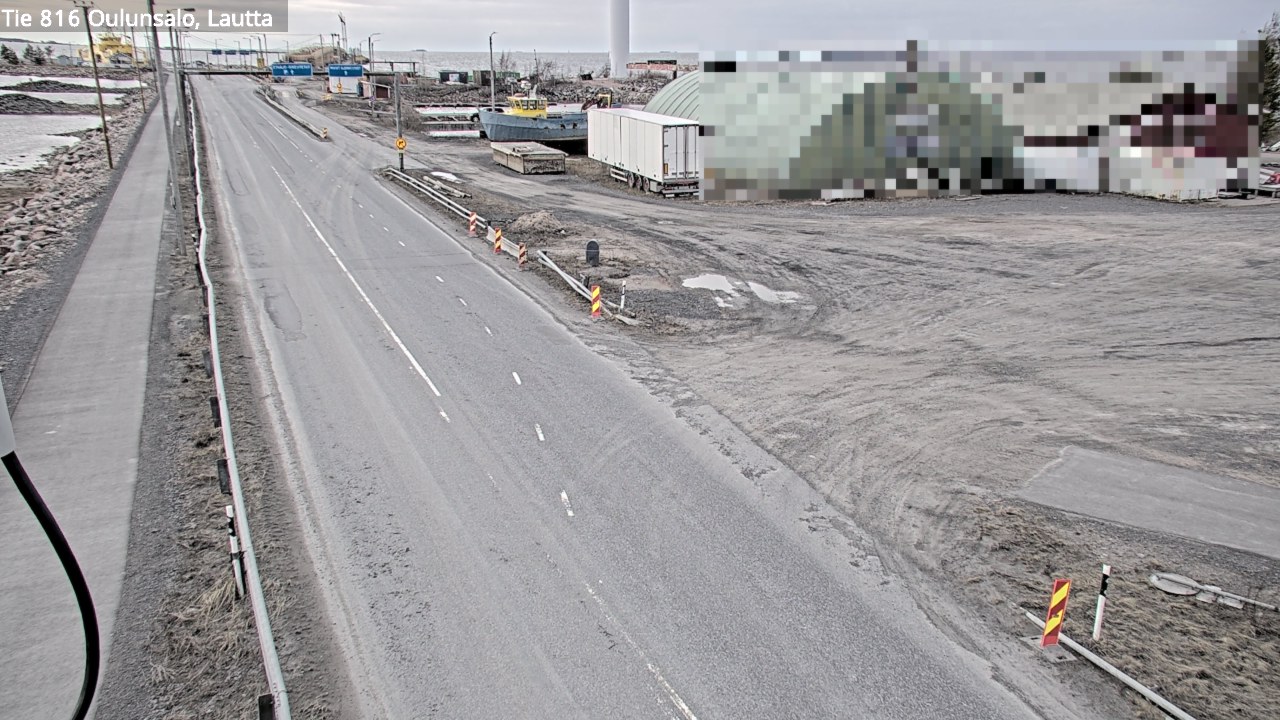 Kelikamerat Kuva Tie 816 Oulunsalo, lauttaranta, Oulu, Pohjois-Pohjanmaa