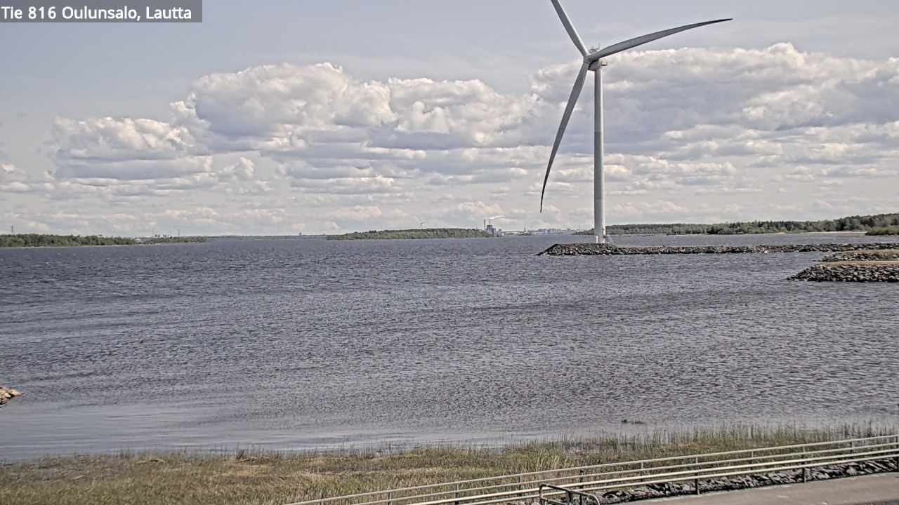 Weather Camera Image Väg 816 Uleåsalo, Oulu, Pohjois-Pohjanmaa