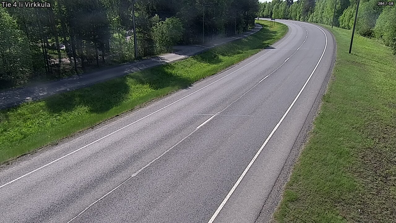 Weather Camera Image Väg 4 Ijo, Virkkula, Ii, Pohjois-Pohjanmaa