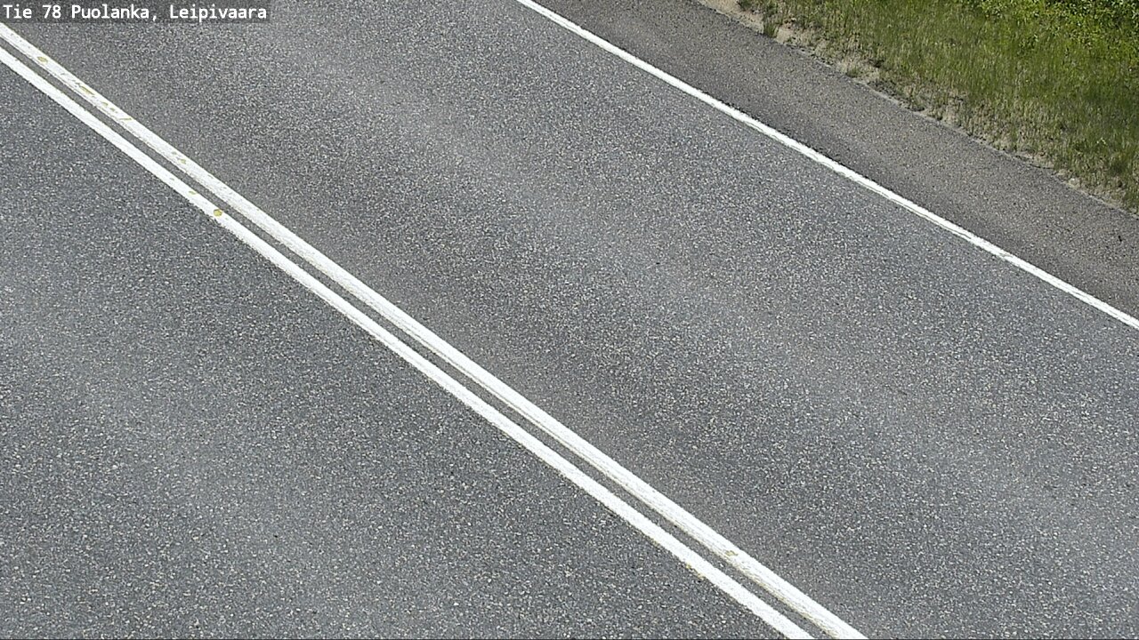 Weather Camera Image Väg 78 Puolango, Leipivaara, Puolanka, Kainuu