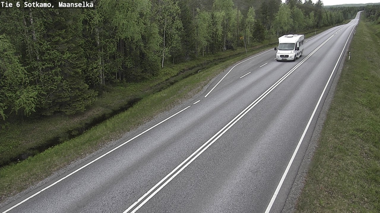 Kelikamerat Kuva Tie 6 Sotkamo, Maanselkä, Sotkamo, Kainuu