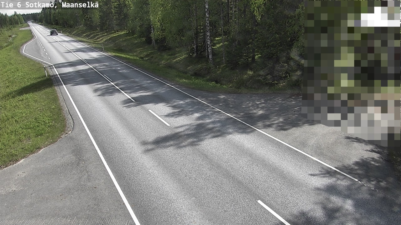 Weather Camera Image Road 6 Sotkamo, Maanselkä, Sotkamo, Kainuu