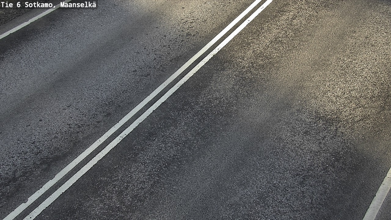 Weather Camera Image Väg 6 Sotkamo, Maanselkä, Sotkamo, Kainuu