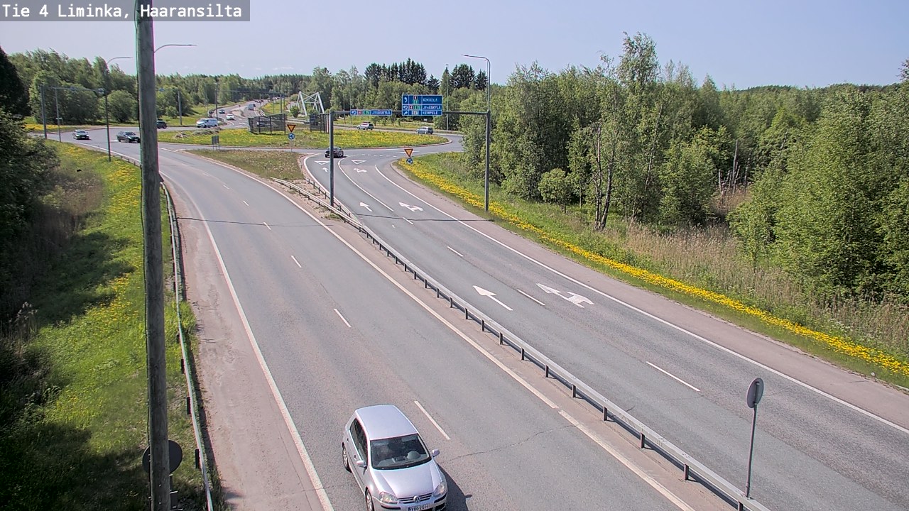 Weather Camera Image Road 4 Liminka, Haaransilta, Liminka, Pohjois-Pohjanmaa