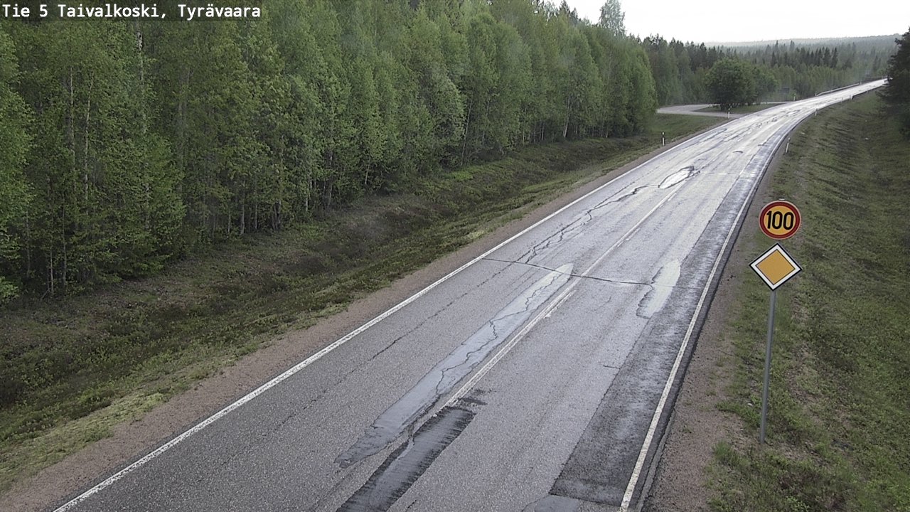 Kelikamerat Kuva Tie 5 Taivalkoski, Tyrävaara, Taivalkoski, Pohjois-Pohjanmaa
