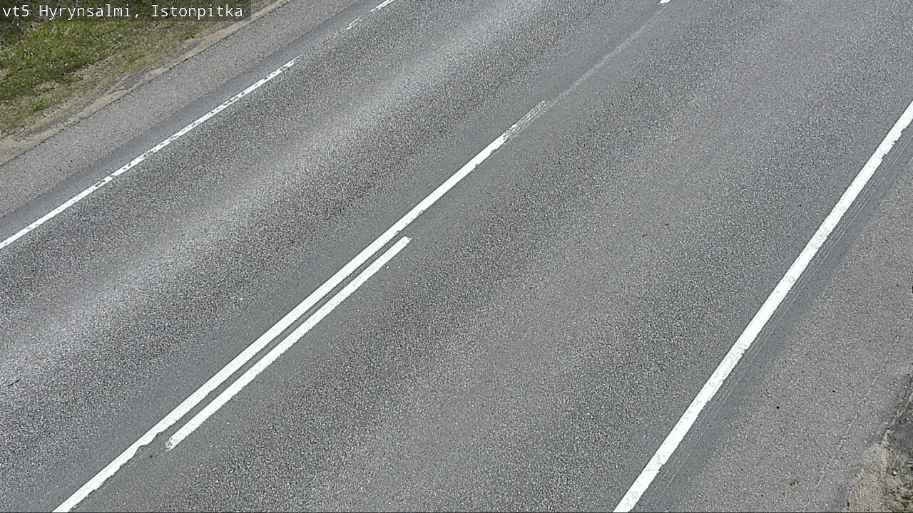 Weather Camera Image Väg 5 Hyrynsalmi, Istonpitkä, Hyrynsalmi, Kainuu