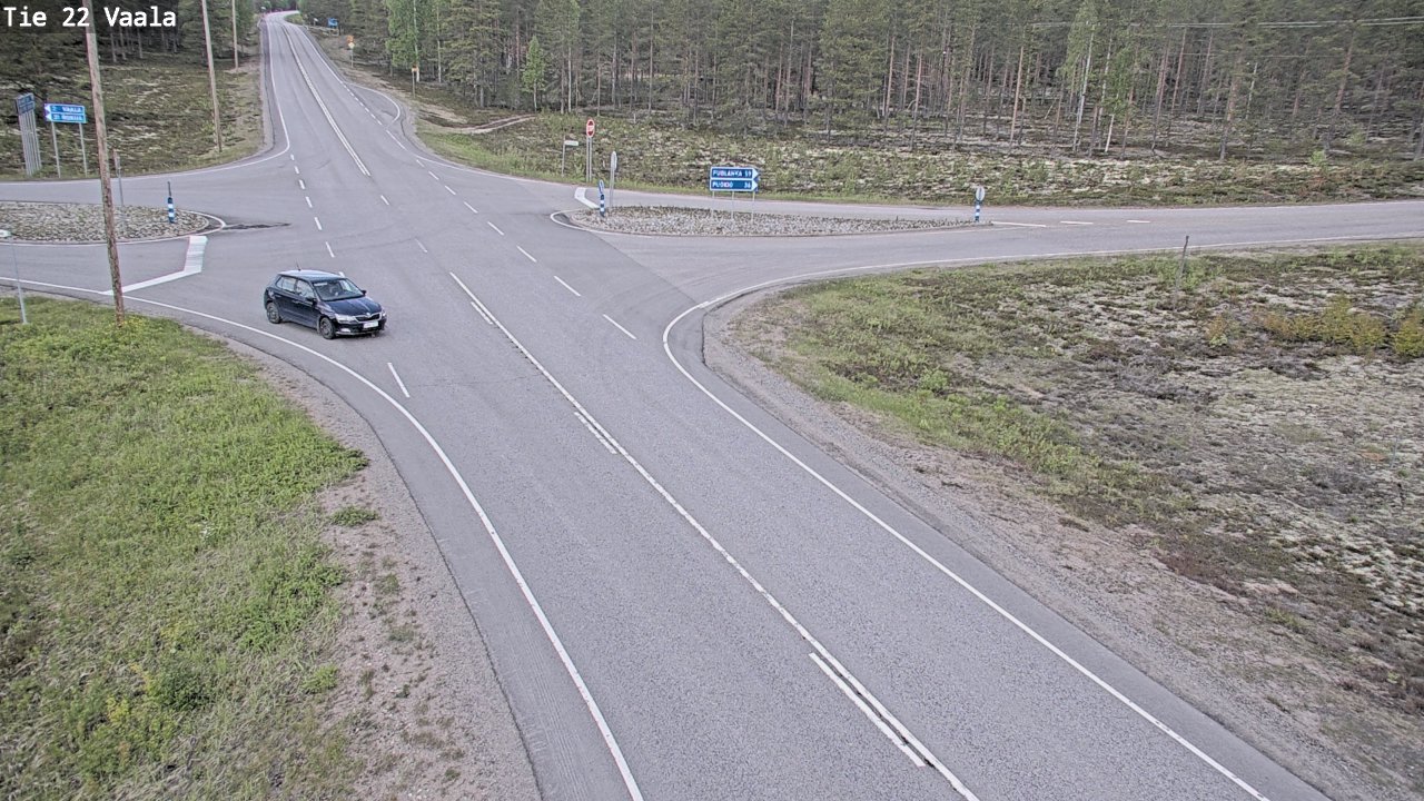 Kelikamerat Kuva Tie 22 Vaala, Vaala, Pohjois-Pohjanmaa