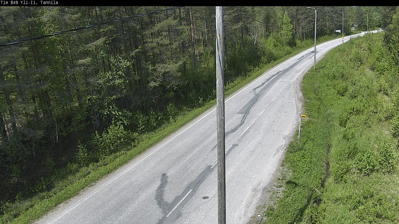 Weather Camera Image Väg 849 Yli-Ii, Tannila, Oulu, Pohjois-Pohjanmaa