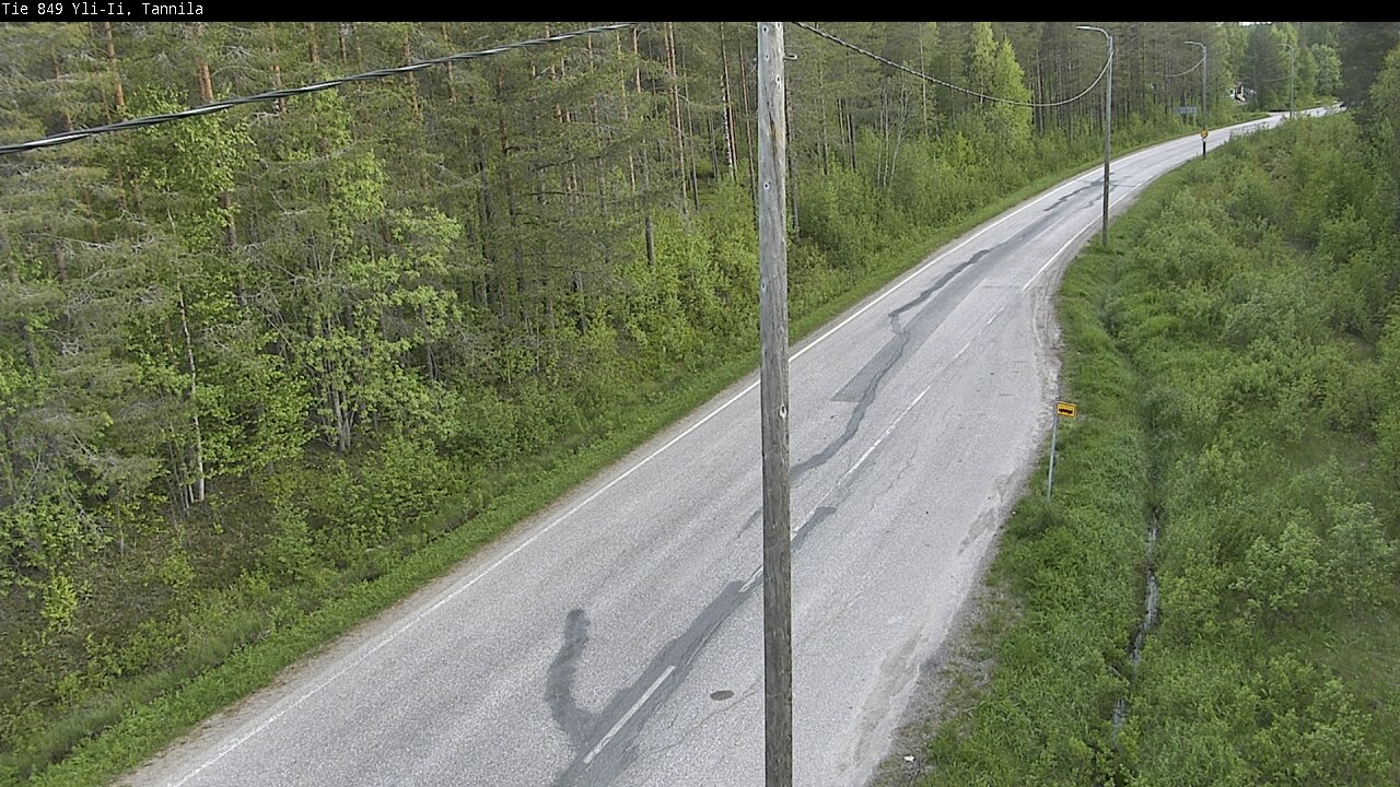 Weather Camera Image Väg 849 Yli-Ii, Tannila, Oulu, Pohjois-Pohjanmaa