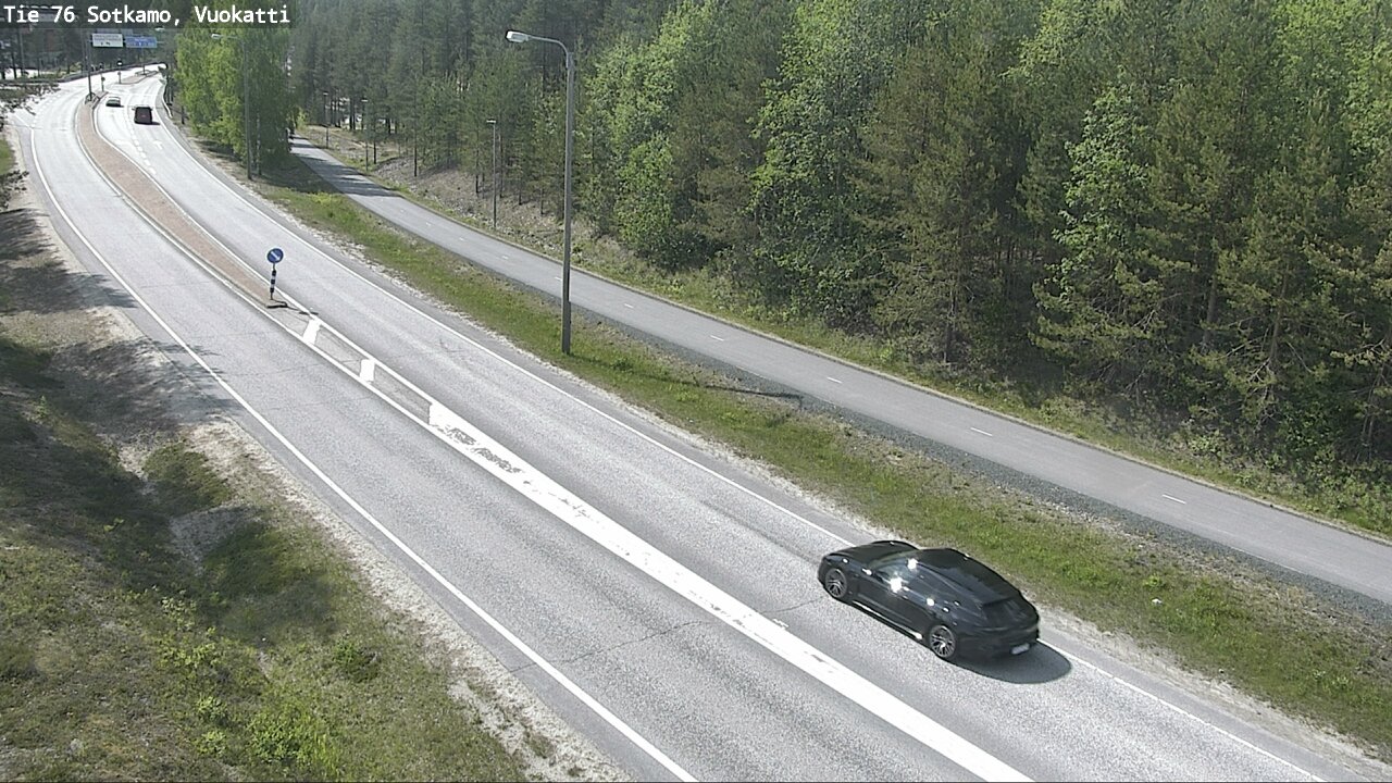 Weather Camera Image Road 76 Sotkamo, Vuokatti, Sotkamo, Kainuu