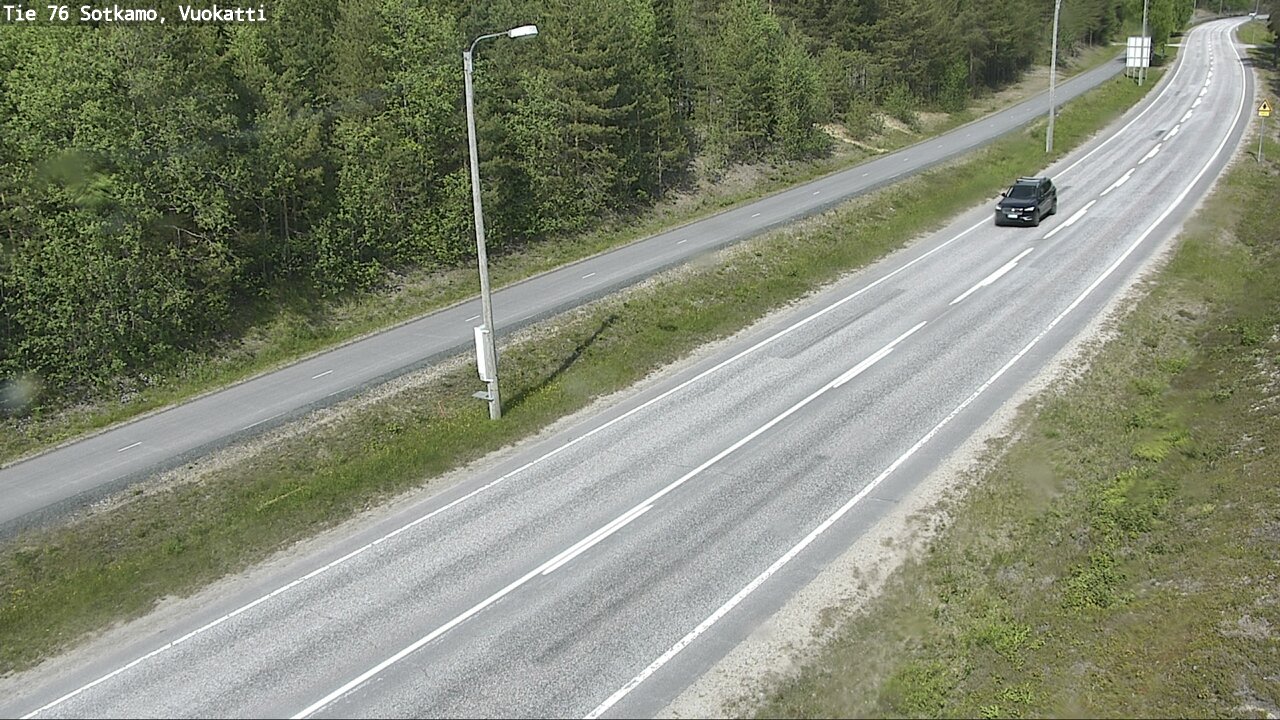 Weather Camera Image Road 76 Sotkamo, Vuokatti, Sotkamo, Kainuu