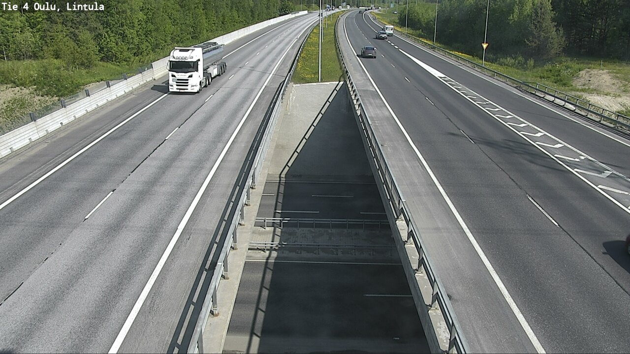 Weather Camera Image Road 4 Oulu, Lintula, Oulu, Pohjois-Pohjanmaa