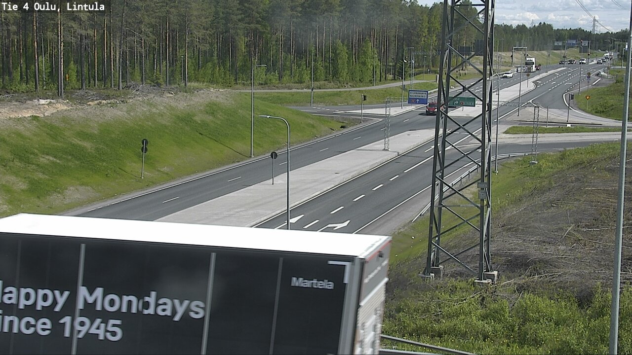 Kelikamerat Kuva Tie 4 Oulu, Lintula, Oulu, Pohjois-Pohjanmaa