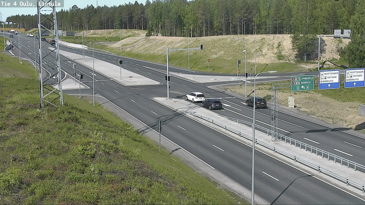 Weather Camera Image Road 4 Oulu, Lintula, Oulu, Pohjois-Pohjanmaa