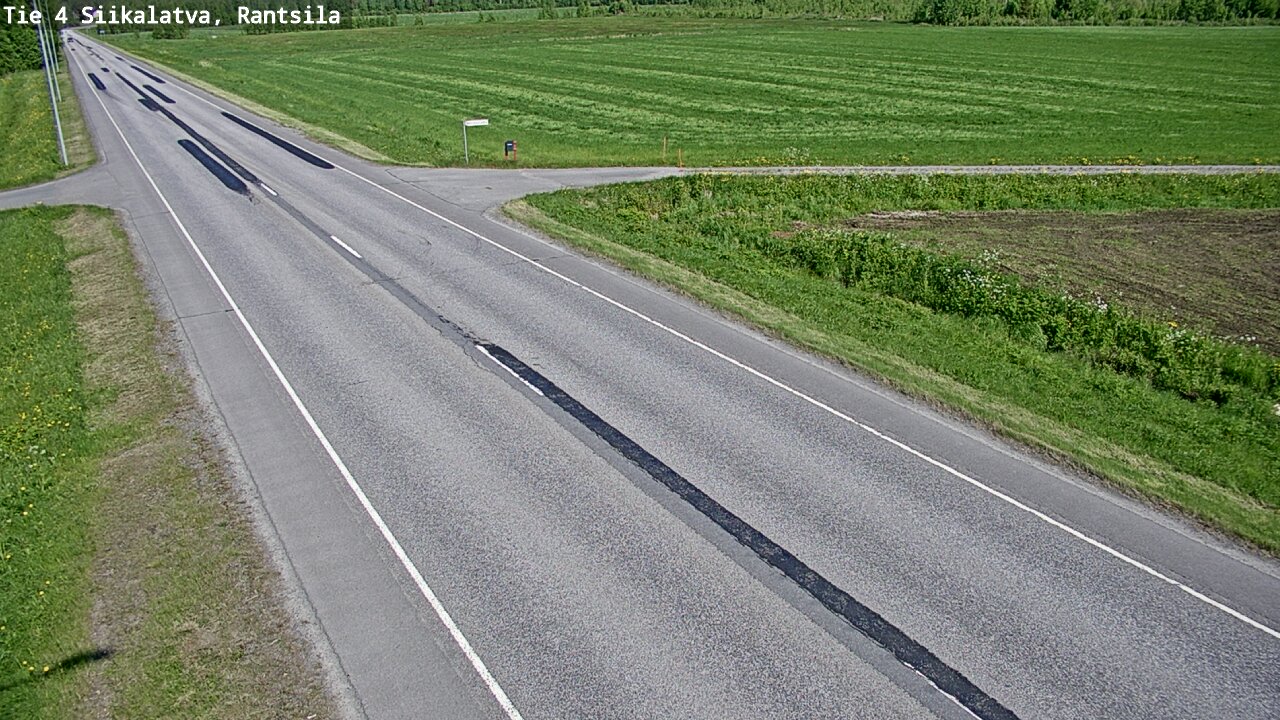 Weather Camera Image Road 4 Siikalatva, Rantsila, Siikalatva, Pohjois-Pohjanmaa
