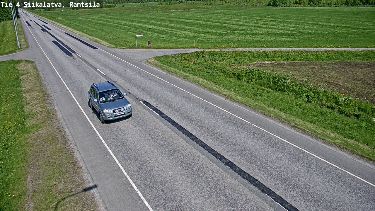 Weather Camera Image Väg 4 Siikalatva, Rantsila, Siikalatva, Pohjois-Pohjanmaa