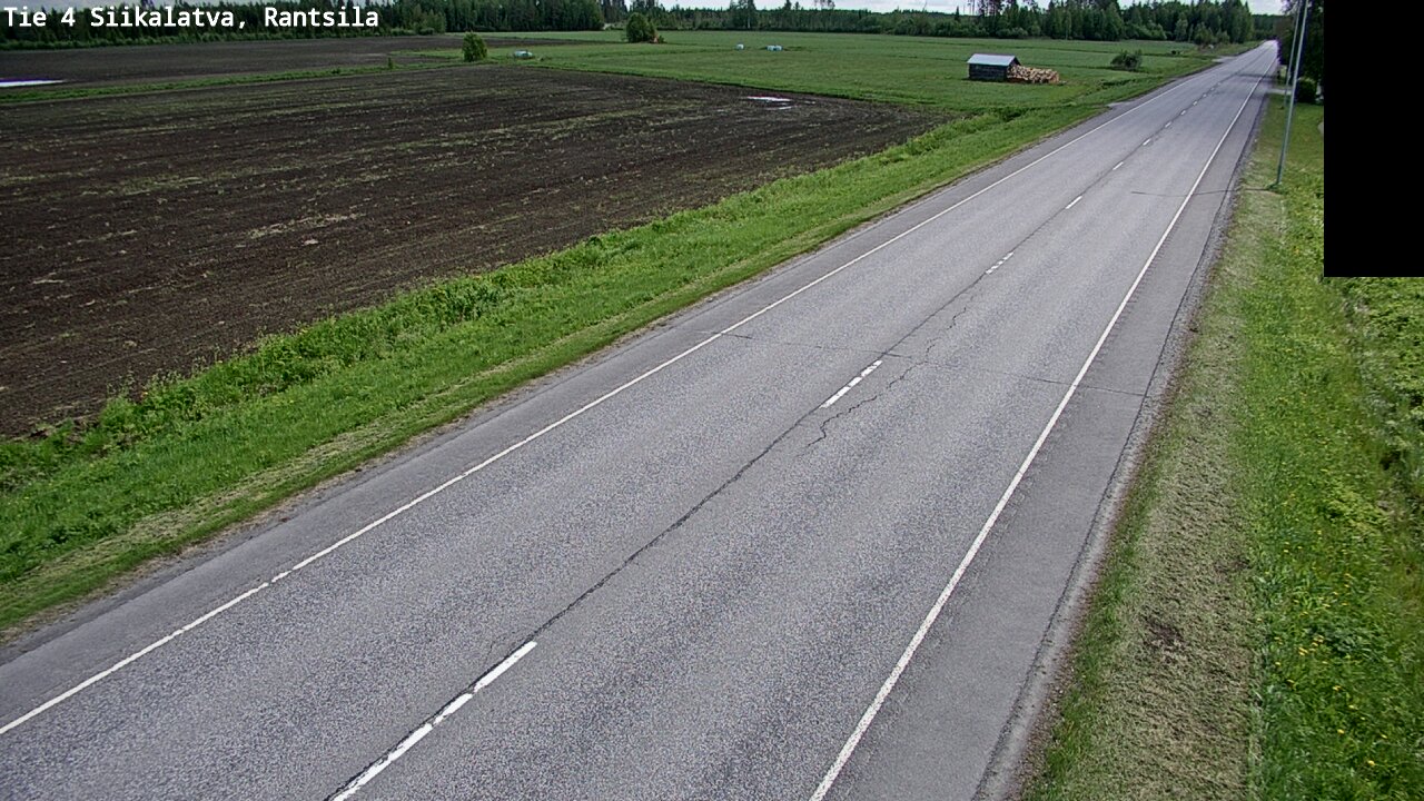 Weather Camera Image Väg 4 Siikalatva, Rantsila, Siikalatva, Pohjois-Pohjanmaa