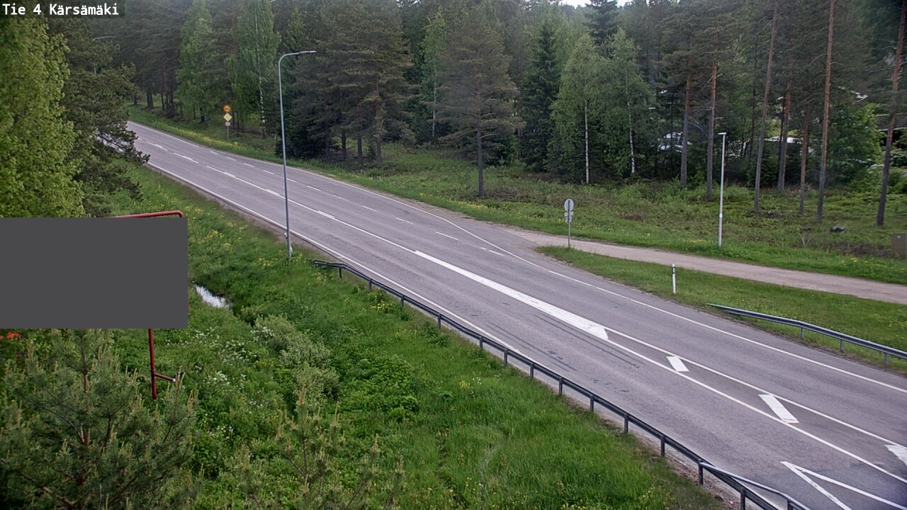 Weather Camera Image Väg 4 Kärsämäki, Kärsämäki, Pohjois-Pohjanmaa