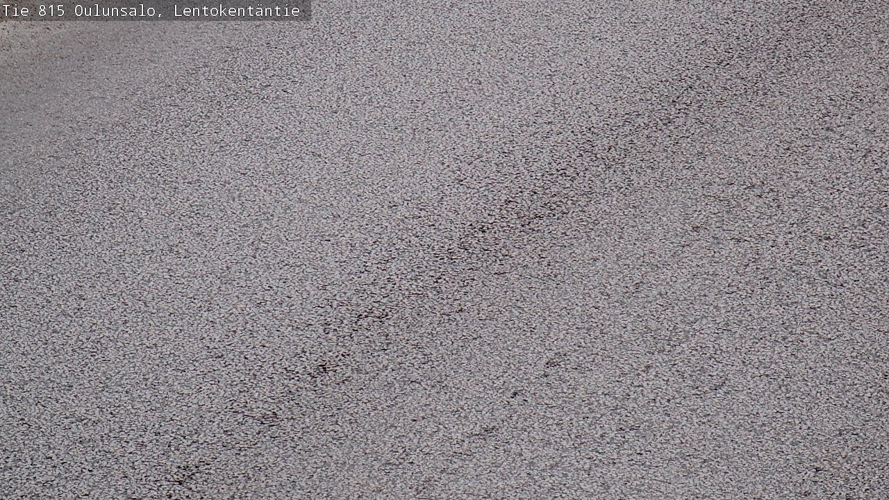 Weather Camera Image Väg 816 Uleåsalo, Lentokentäntie, Oulu, Pohjois-Pohjanmaa