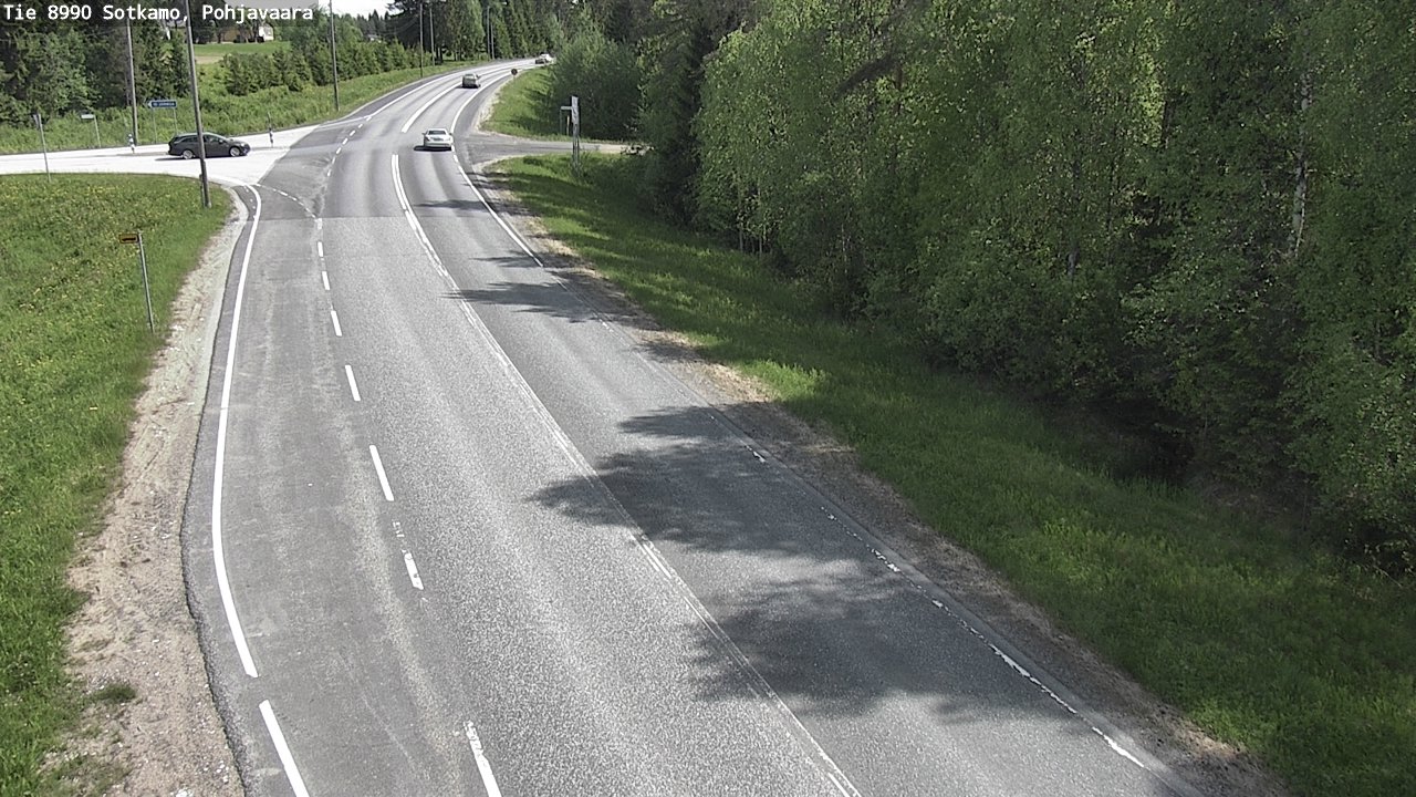 Weather Camera Image Road 8990 Sotkamo, Pohjavaara, Sotkamo, Kainuu