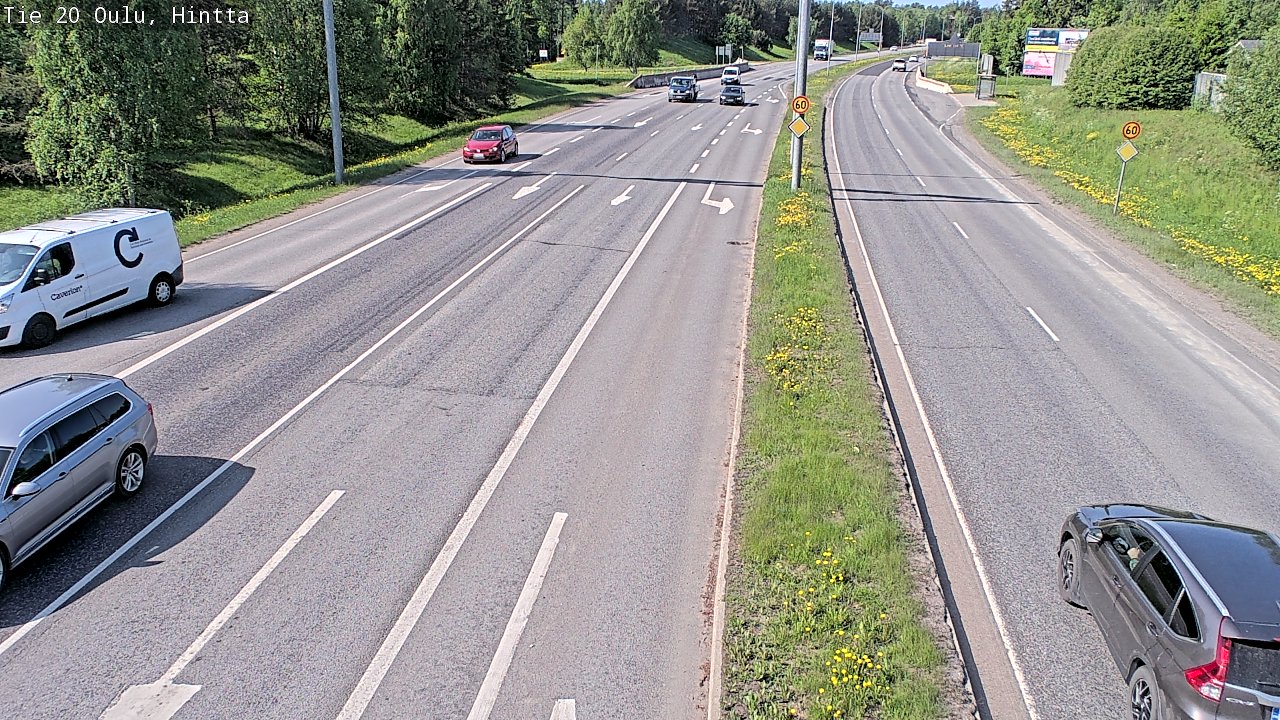 Weather Camera Image Road 20 Oulu, Hintta, Oulu, Pohjois-Pohjanmaa