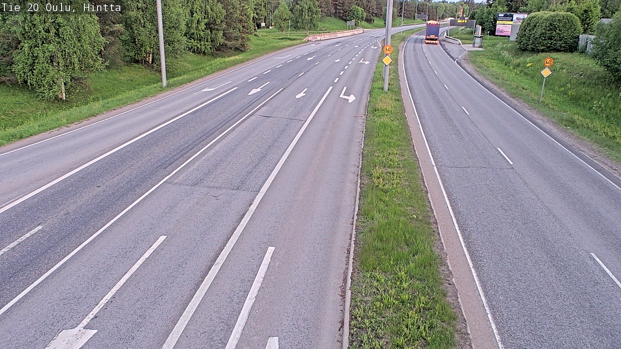 Kelikamerat Kuva Tie 20 Oulu, Hintta, Oulu, Pohjois-Pohjanmaa