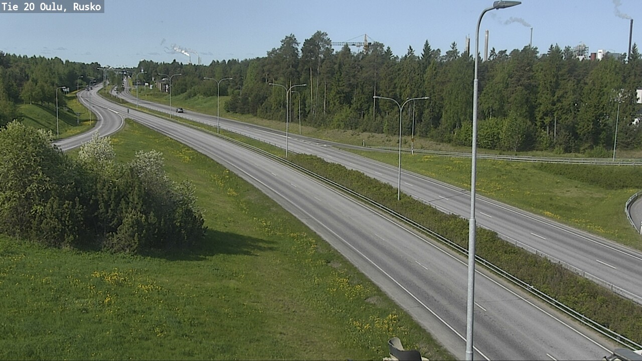 Weather Camera Image Road 20 Oulu, Rusko, Oulu, Pohjois-Pohjanmaa