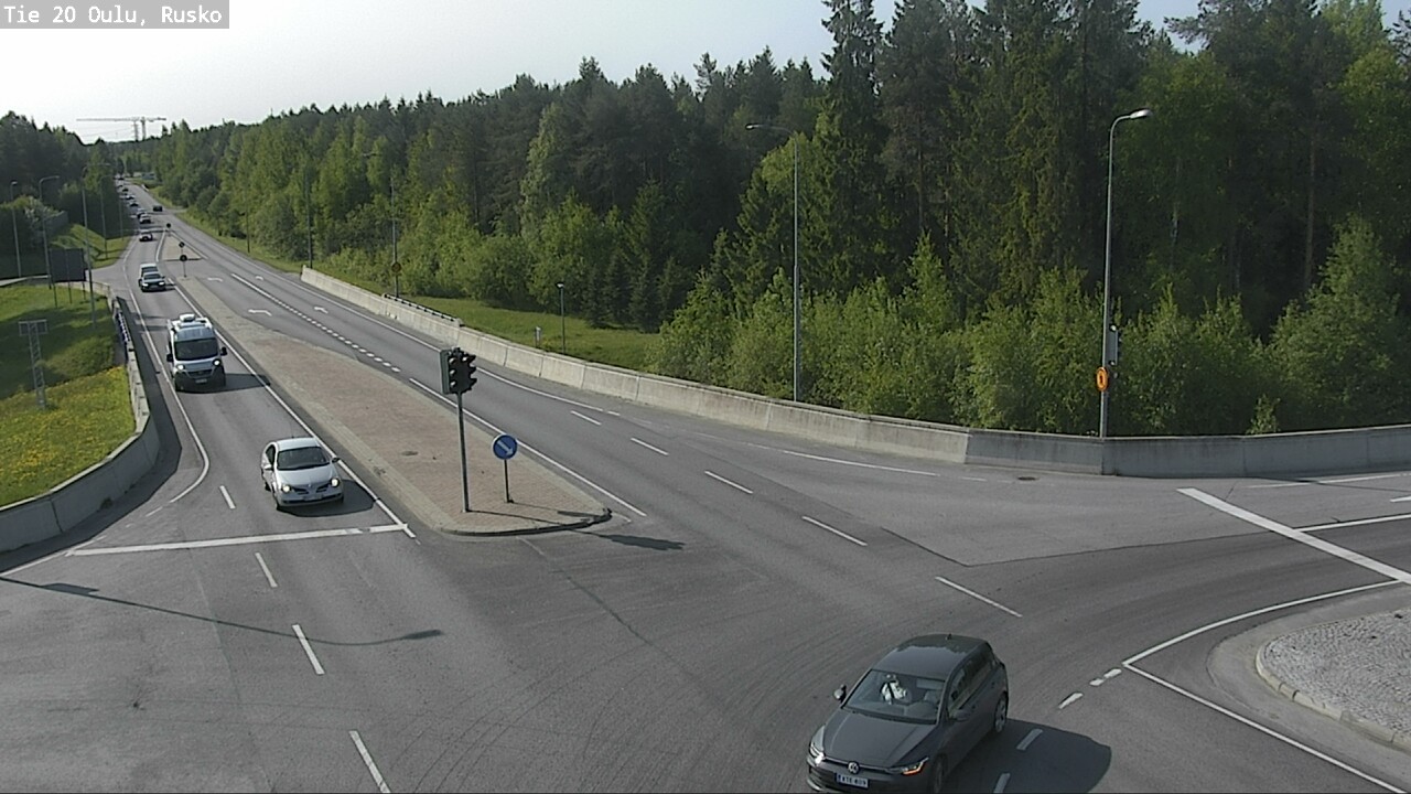 Weather Camera Image Road 20 Oulu, Rusko, Oulu, Pohjois-Pohjanmaa