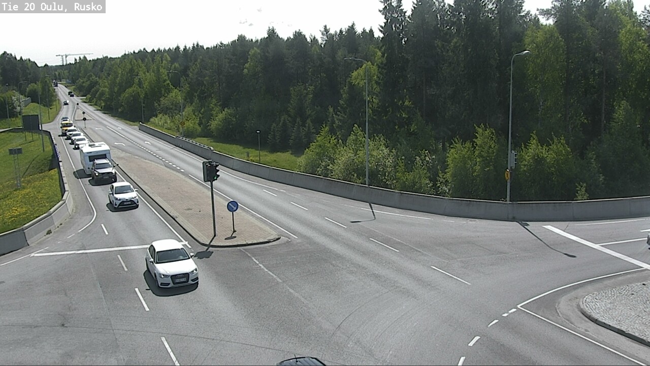 Weather Camera Image Väg 20 Uleåborg, Rusko, Oulu, Pohjois-Pohjanmaa