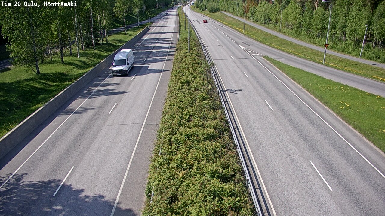 Weather Camera Image Road 20 Oulu, Hönttämäki, Oulu, Pohjois-Pohjanmaa
