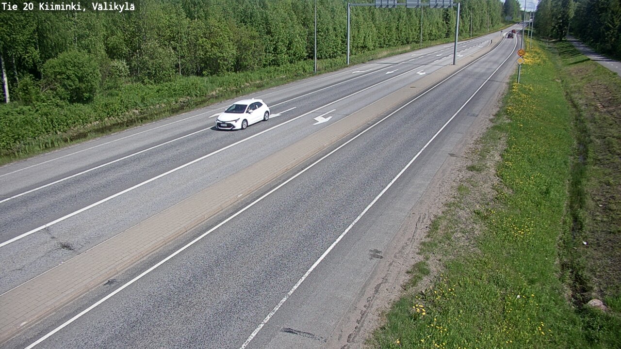 Weather Camera Image Road 20 Oulu Kiiminki, Välikylä, Oulu, Pohjois-Pohjanmaa