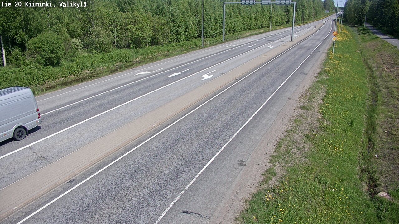 Weather Camera Image Road 20 Oulu Kiiminki, Välikylä, Oulu, Pohjois-Pohjanmaa