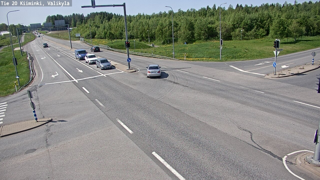 Weather Camera Image Road 20 Oulu Kiiminki, Välikylä, Oulu, Pohjois-Pohjanmaa