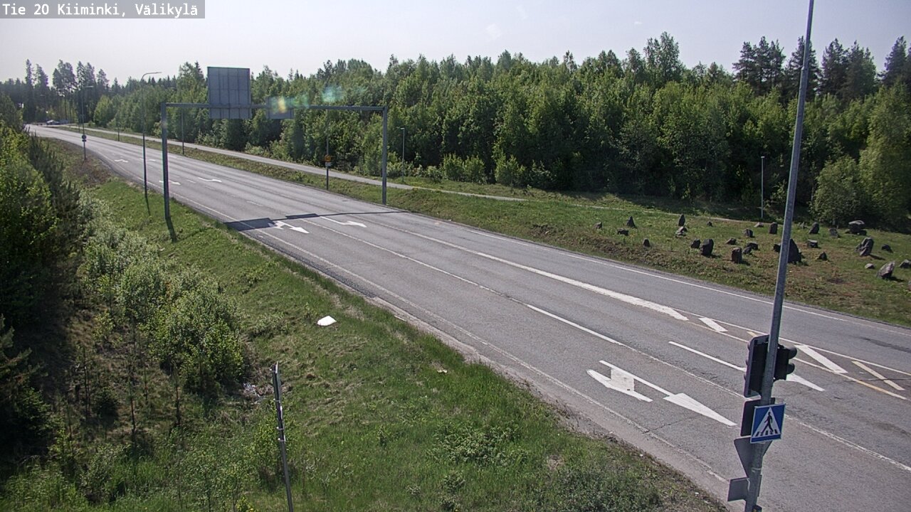 Weather Camera Image Road 20 Oulu Kiiminki, Välikylä, Oulu, Pohjois-Pohjanmaa