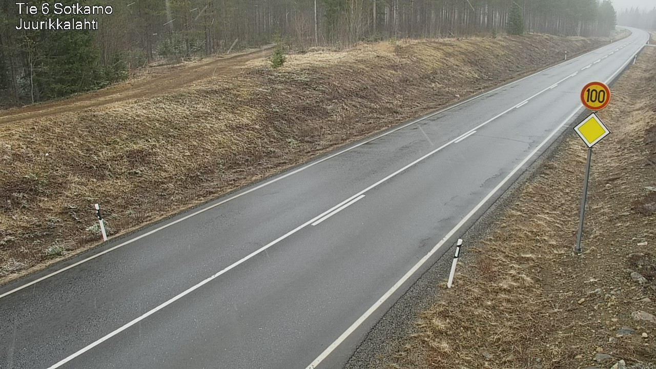 Weather Camera Image Road 6 Sotkamo, Juurikkalahti, Sotkamo, Kainuu