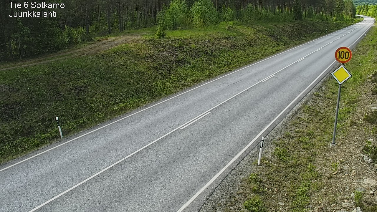 Kelikamerat Kuva Tie 6 Sotkamo, Juurikkalahti, Sotkamo, Kainuu